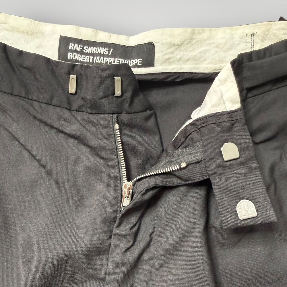 Raf Simons x Robert Mapplethorpe 17SS Black Shorts Size 48 Made in Slovenia - Picture 5 of 11